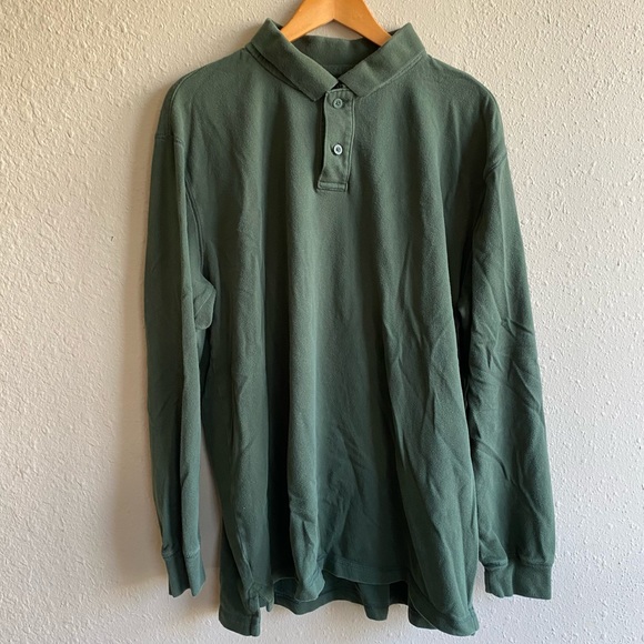 Sonoma Other - Sonoma Long Sleeve Green Polo